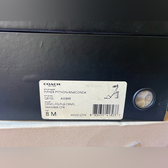 Coach Pipher Phython/Anaconda Heels - Picture 6 of 6